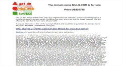 Desktop Screenshot of mulg.com